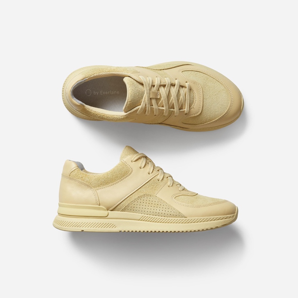 Everlane: The Trainer Sneaker in Butter